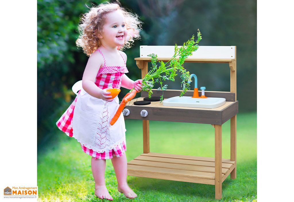 Cuisine En Bois Pour Enfant Rosa Interieur Et Exterieur Taille Intermediaire Axi
