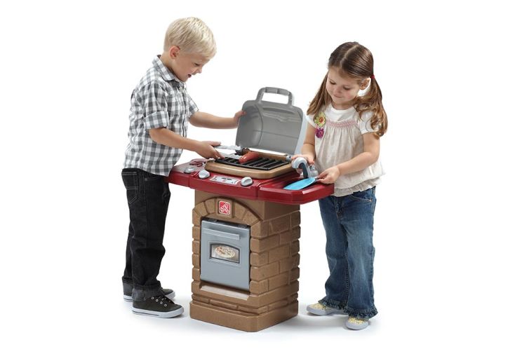 Barbecue pour enfants en plastique Fixin'Fun + accessoires - Step2