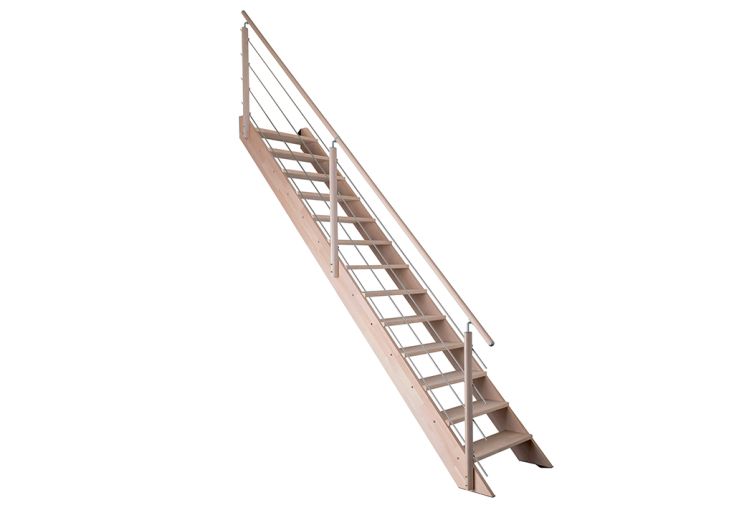 Meubles de fabricants escaliers debout en bois de hêtre