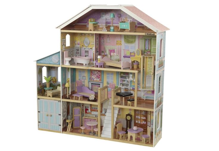 Maison de poupée en bois, taille 1m20