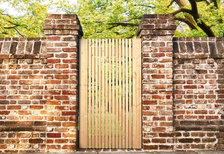 Portillon en bois de pin brut Antwerp – 1 x 1,80 m