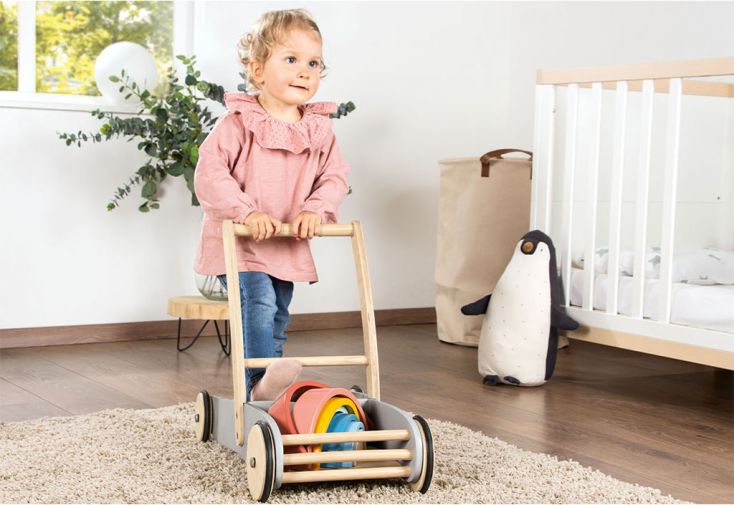 chariot en bois pour enfant