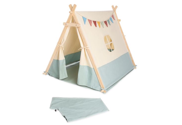 Tente pour enfant en tissu et bois Pinolino – 101 x 131 x 106 cm - Pinolino