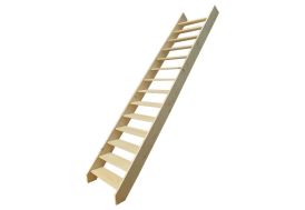 Escalier Pliable en Bois Comfort : 190 à 310 cm – Finition Naturelle -  Klapster