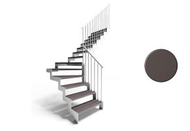 Escalier escamotable aluminium motorisé + télécommande – 270 à 300 cm -  FANTOZZI SCALE srl
