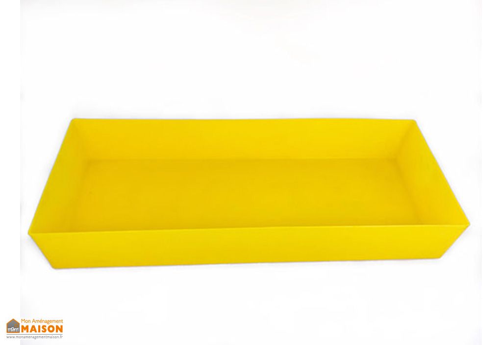 Bac plastique DASRI 240L jaune/jaune - FM Developpement