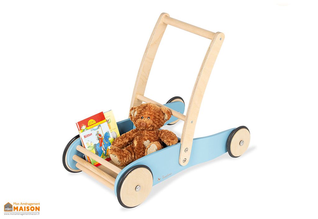 Chariot de marche en bois pour enfants Uli - Pinolino