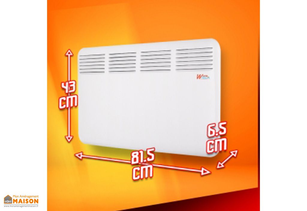 ② 💥 CONVECTEUR MURAL ÉLECTRIQUE / Radiateur. 2000w. Thermosta — Chauffage  & Radiateurs — 2ememain