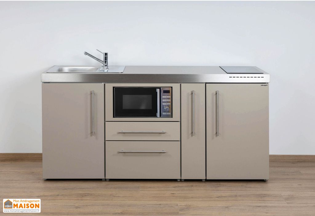 Mini-cuisine réfrigérateur, micro-ondes, épicier, induction MPM180A -  Stengel