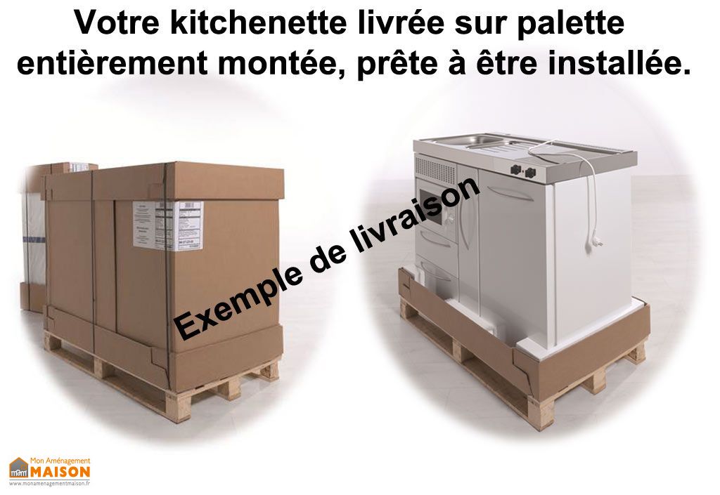 Mini-Cuisine avec Frigo, L-V, Micro-Ondes et Vitrocéramique MPGSMES 150 -  Stengel