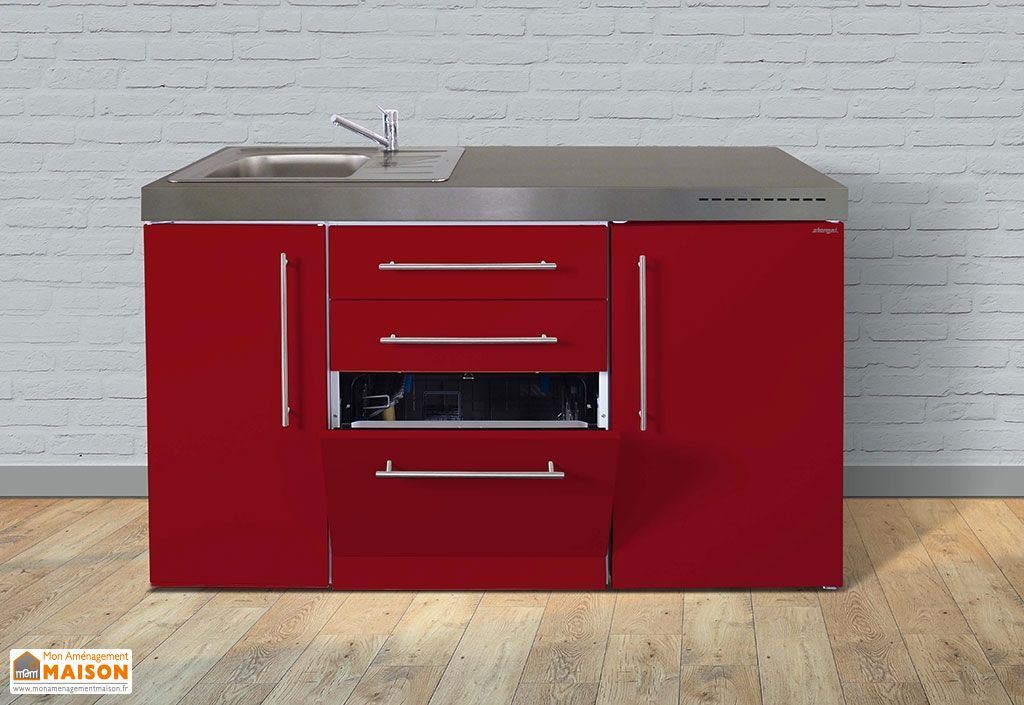 Mini-cuisine réfrigérateur, lave-vaisselle et induction MPGS150 - Stengel
