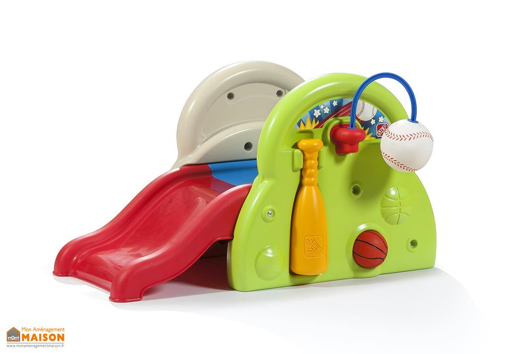 Petit toboggan pliable multifonction pour enfants, toboggan en plastique,  jouets d'intérieur et d'extérieur, jeu